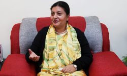 पूर्वराष्ट्रपति भण्डारीलाई स्याङ्जामा स्वागत