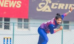 पपुवा न्यूगिनीसँगको खेलमा नेपालले लियो पहिलाे विकेट