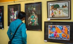 ठमेलमा कला प्रदर्शनी