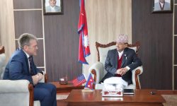 उपप्रधानमन्त्री खड्का र अमेरिकी राजदूतबीच भेटवार्ता