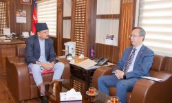 अर्थमन्त्री महत र चिनियाँ राजदूतबीच भेटवार्ता