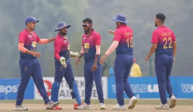 युएईकाे आक्रमण ब्याटिङ- सिंगापुरसामु ४७२ रनको विशाल लक्ष्य