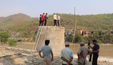 अरुण-जरायोटार खानेपानी आयोजनाको काममा ढिलाइ