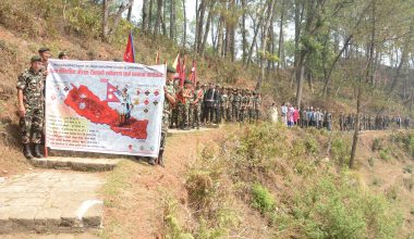 गोरखा-जितगढी एकीकरण पदयात्रा तनहुँ आइपुग्यो