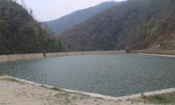 साप्सुखोला जलविद्युत आयोजनाकाे ड्याम