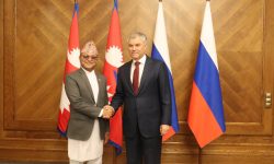 राष्ट्रियसभाका अध्यक्ष तिमिल्सिना र रुसी तल्लो सदनका अध्यक्षबीच भेटवार्ता