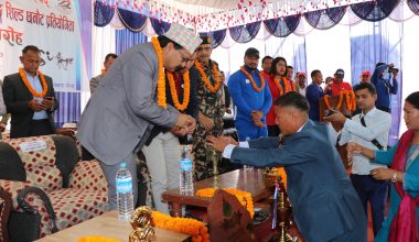 मुख्यमन्त्री शर्माद्वारा १३औँ राष्ट्रपति रनिङ शिल्ड प्रतियोगिता उद्घाटन