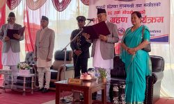 गण्डकीका मुख्यमन्त्री र दुई मन्त्रीको शपथ