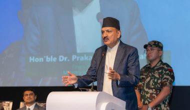 अर्थमन्त्री डा. महतले भने, ‘नेपालको गतिलो आम्दानीको स्रोत उर्जा नै हो’
