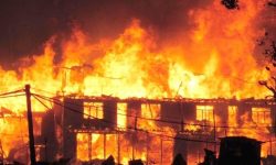 आवासीय भवनमा आगो लाग्दा सोह्र जनाको मृत्यु