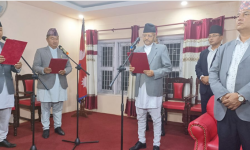 बागमतीमा कांग्रेसबाट दुईजना मन्त्रीले लिए शपथ