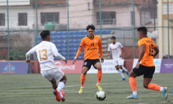 एपीएफले खुमलटारलाई २–० गोल अन्तरले हरायाे