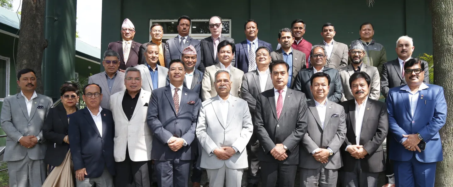 चेम्बर पदाधिकारीले उपराष्ट्रपति यादवसँग गरे आर्थिक विषयमा छलफल