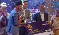 ‘हिमालय लोकस्टार’को उपाधि विश्वकर्मालाई