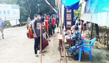 कोरोना संक्रमण पुष्टिपछि सीमामा कडाइ