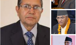 सभामुख र तीन दलका शीर्ष नेताबीच भेट