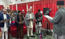 कर्णाली सरकारका चार मन्त्रीले लिए शपथ