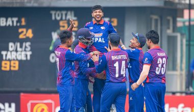 नेपालको शानदार जित, ओमान ८४ रनले पराजित