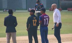 एसीसी प्रिमियर कप : टस हारेर ब्याटिङ गर्दै नेपाल