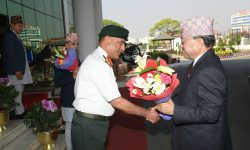 उपप्रधानमन्त्री एवं रक्षामन्त्रीद्वारा जंगी अड्डाको निरीक्षण