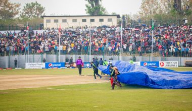 त्रिवि मैदानमा फेरि दर्कियो पानी