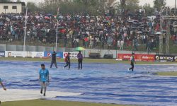 वर्षाका कारण नेपाल र यूएईबीचको खेल राेकियाे