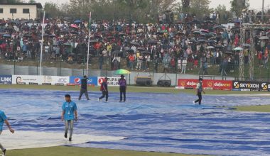 त्रिवि मैदानमा झमझम पानी पर्यो, खेल रद्द भए पनि नेपाल फाइनलमा पुग्ने