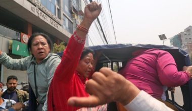 प्रदर्शनमा उत्रिएका द्वन्द्वपीडित पक्राउ