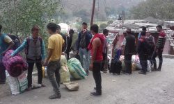 बिसु मनाउन घर फर्किनेको लर्को