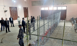 चितवनका मतगणनास्थलमा तारजाली र सिसी टिभी क्यामेरा जडान