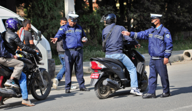 नयाँ वर्षमा ट्राफिक प्रहरीको विशेष चेकिङ