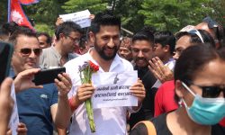 भ्रष्टाचारीलाई कारबाहीको माग गर्दै प्रदर्शन