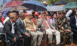 विपद् नमूना अभ्यास हेर्दै भक्कानिए बोटे समुदाय