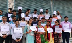 खाँणको क्षेत्रमा भ्रष्टाचारविरुद्धको प्रदर्शन