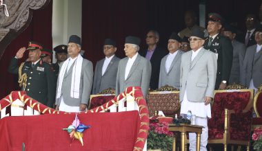 राष्ट्रपति पौडेल गणतन्त्र समारोहमा सरिक