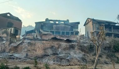 पाल्पामा आगलागीबाट ४ घर नष्ट, दुई घाइते