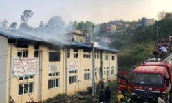 स्वास्थ्य चौकीमा आगलागी