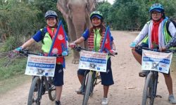 दलितमाथि हुने विभेदको अन्त्यका लागि महिला पत्रकारको साइकलयात्रा