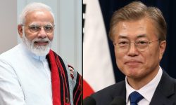 कोरियाली राष्ट्रपति र प्रधानमन्त्री मोदीबीच भेटवार्ता
