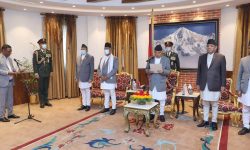 वनमन्त्री महतो र शिक्षा राज्यमन्त्री कुमारीले लिए शपथ