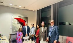 राज्याभिषेकमा सहभागी हुन मन्त्री साउद लण्डनमा