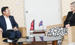 पर्यटनमन्त्री र बेलायती राजदूतबीच भेटवार्ता