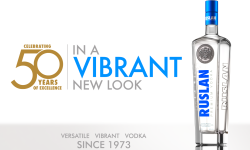 रुस्लान भोड्का उत्पादनको ५० औ वर्ष : अब नयाँ आकर्षक बोतलमा