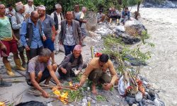 बेपत्ताको शव नभेटिएपछि कुशको शव बनाएर दाहसंस्कार