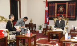 राष्ट्रपति पौडेलसँग स्विस राजदूतको बिदाइ भेट