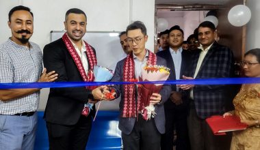 मध्य वानेश्वरमा सामसङले गर्यो नयाँ सर्भिस सेन्टरको शुभारम्भ