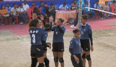 मुख्यमन्त्री राष्ट्रिय महिला भलिबलमा एपिएफ र पुलिस फाइनल प्रवेश