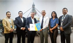 कुमारी बैंकद्वारा काठमाडाैं बाल स्वास्थ्य प्रतिष्ठानलाई सहयोग