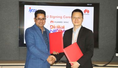 डिजिटल नेपाल कन्क्लेभ २०२३ को लागि ह्वावे र आइसिटी फाउन्डेसन नेपालबिच सम्झौंता