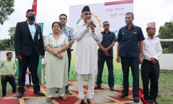 कृषिलाई सहकार्य, सहकारी, सामूहिक प्रणालीबाट अघि बढाउनु पर्छ : अध्यक्ष ओली